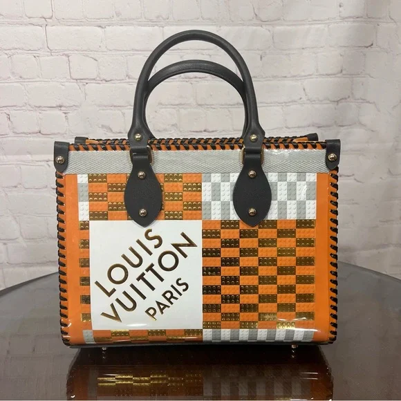 So Cute Tote made with a LOUIS VUITTON HOLIDAY ‘22 Lego Limited Edition Gift Bag - Picture 1 of 16